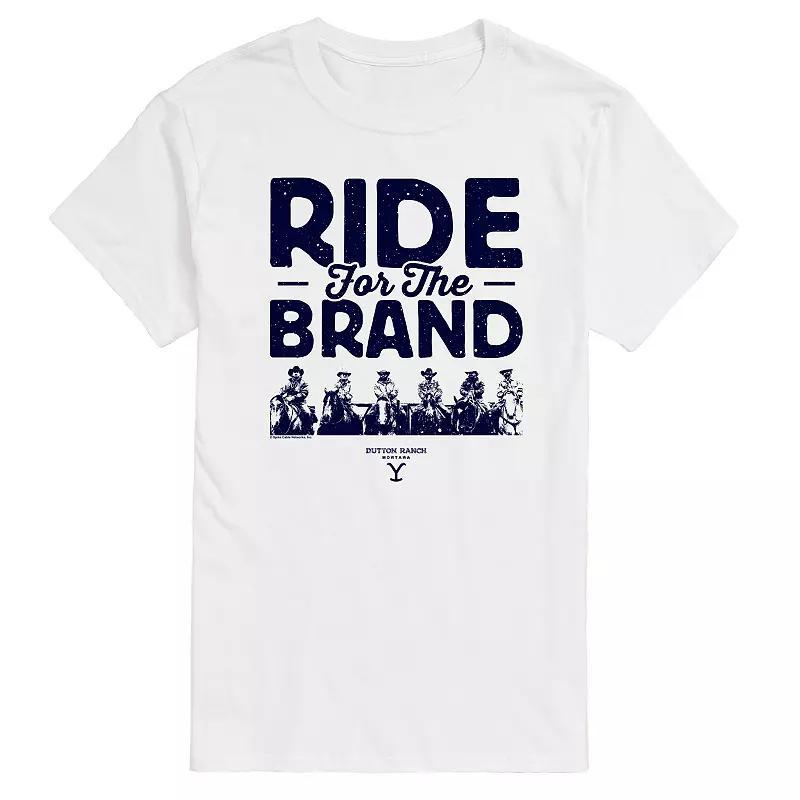Big & Tall Yellowstone Ride For The Brand Graphic Tee, Mens Product Image