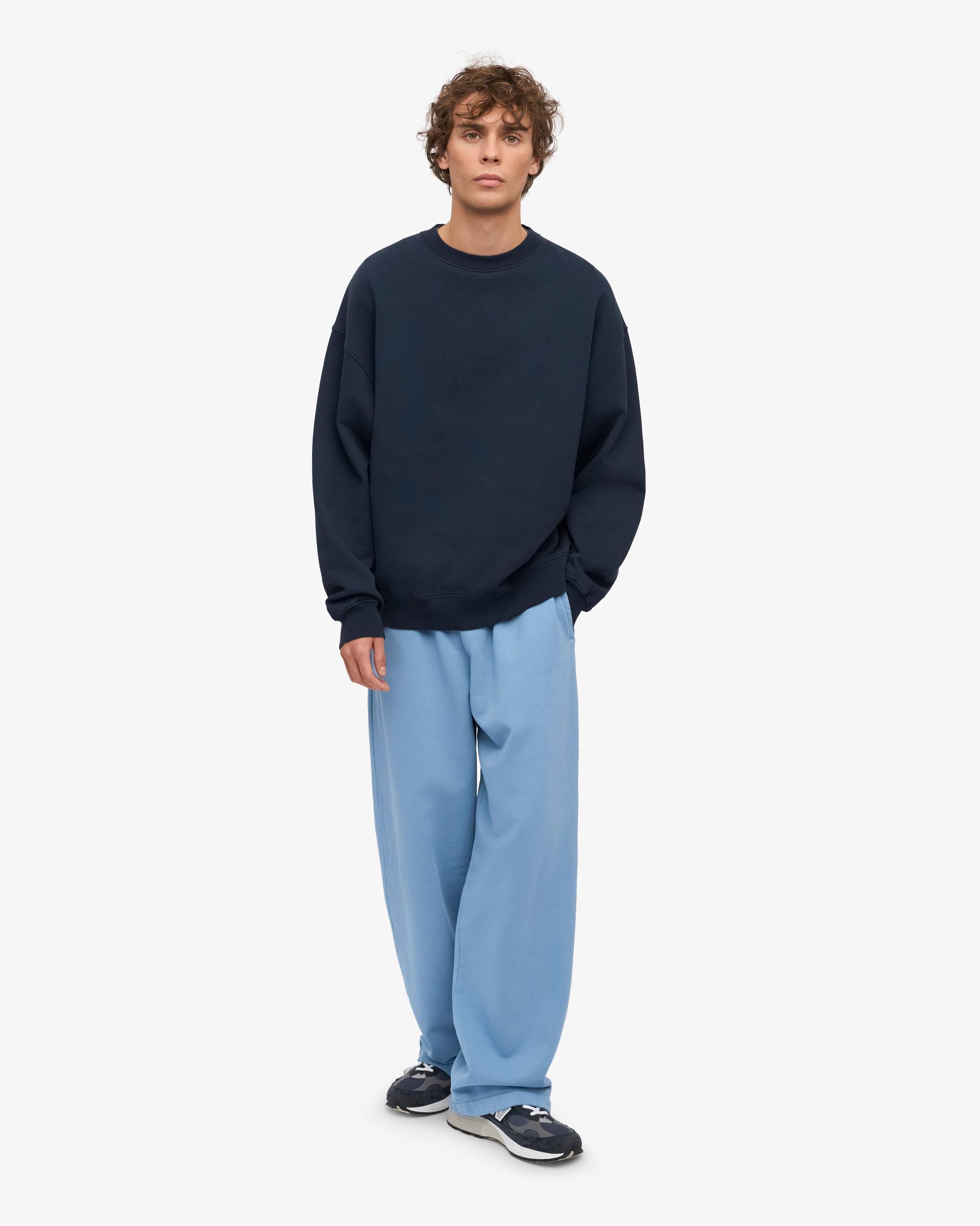 Organic Oversized Crew - Navy Blue Product Image