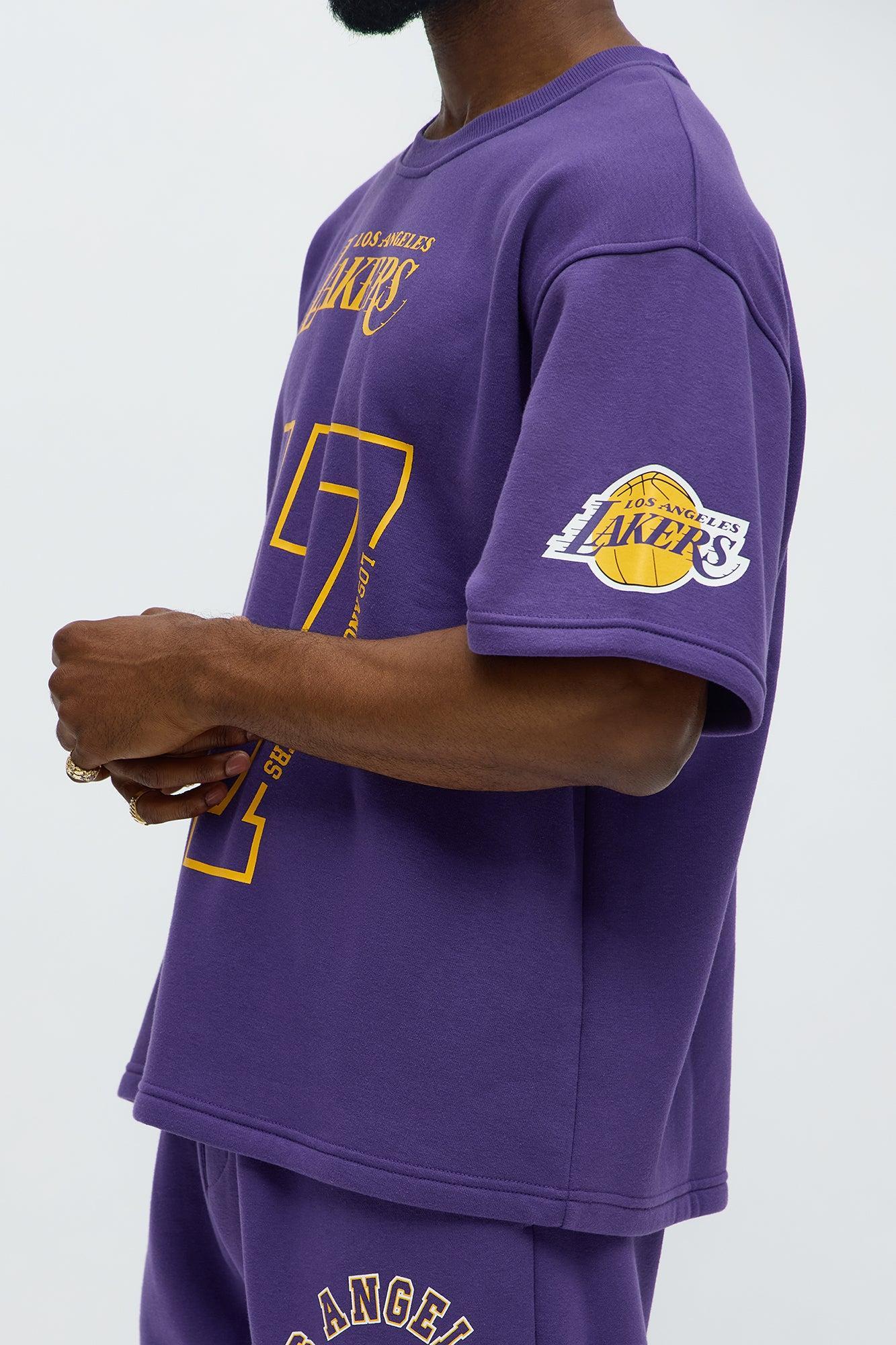 Lakers Oversized Tee - Purple Product Image
