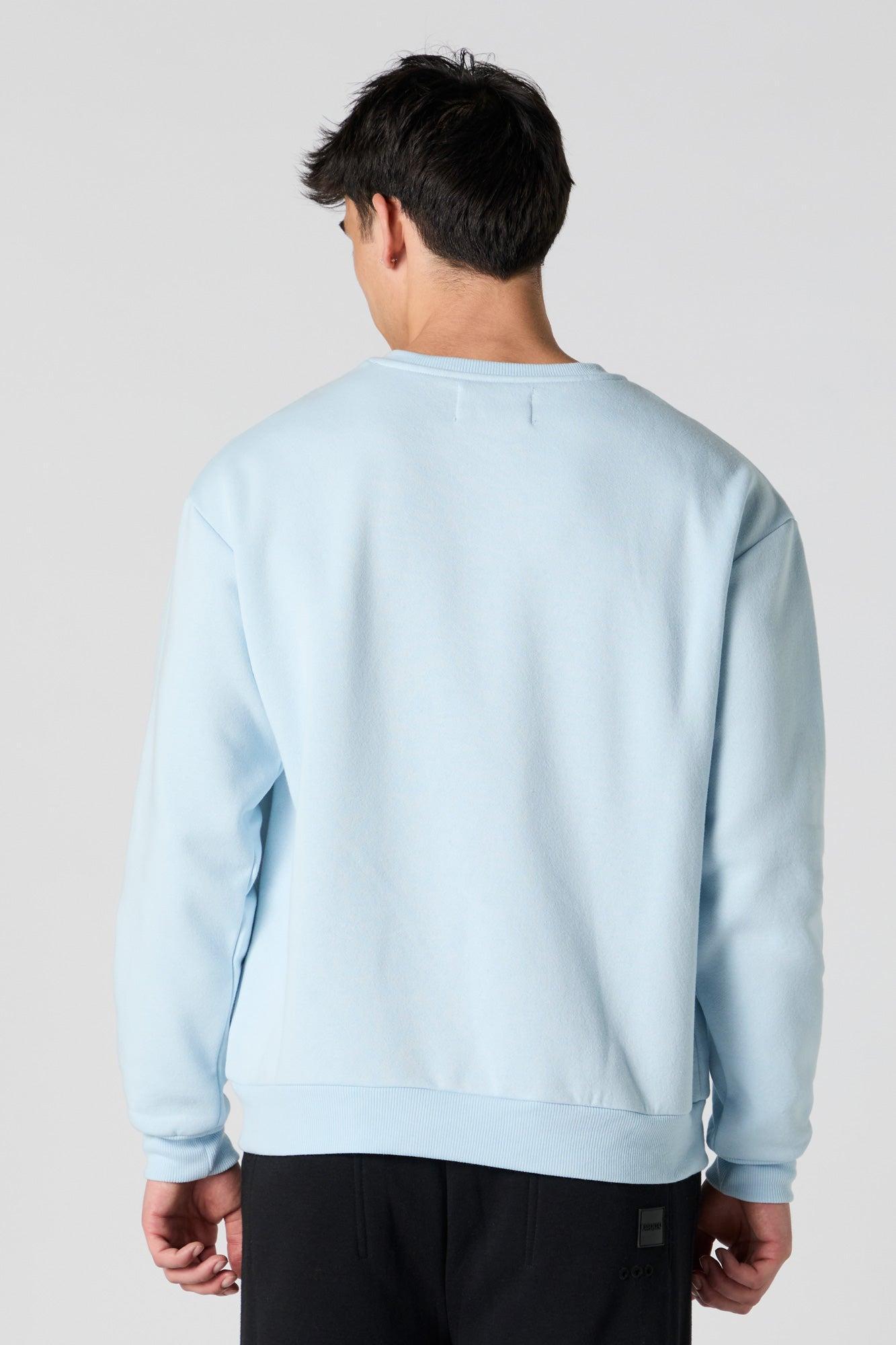 Solid Fleece Sweatshirt Male Product Image