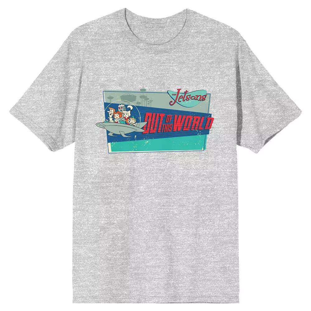 Men's Jetsons Out of This World Tee, Size: Large, Gray Product Image