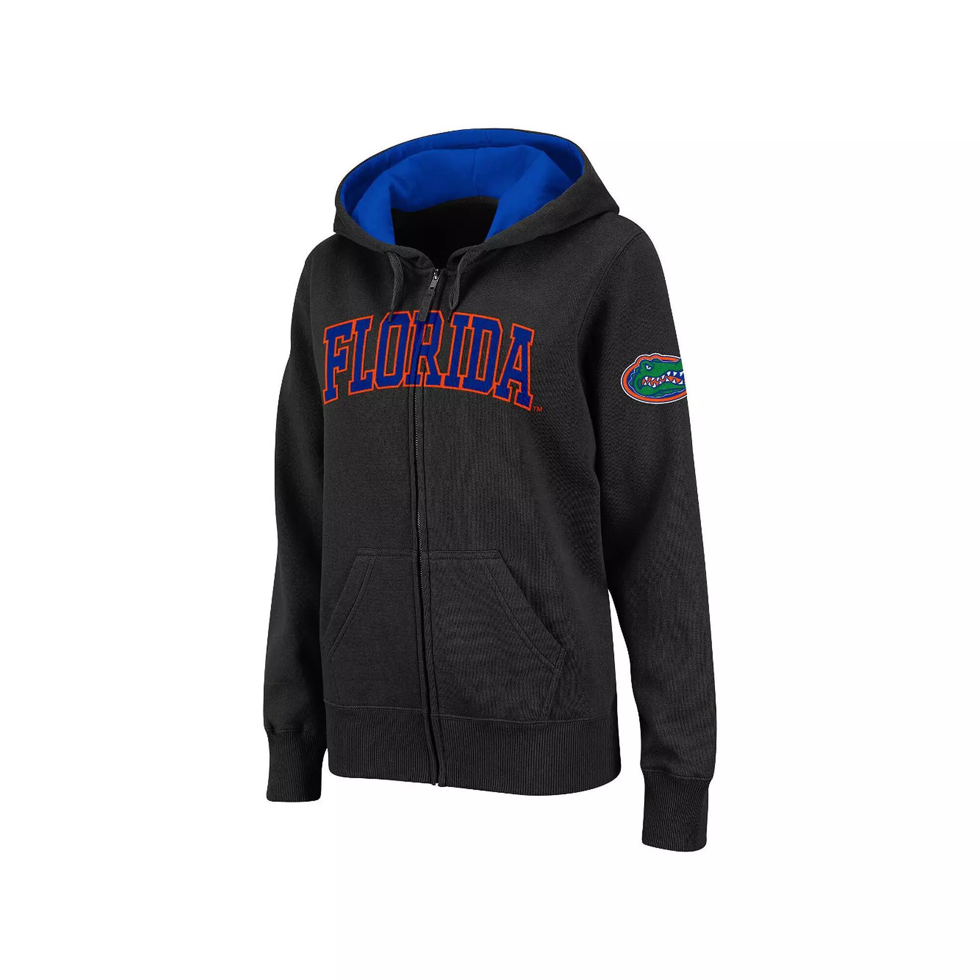 Women's Stadium Athletic Black Florida Gators Arched Name Full-Zip Hoodie, Size: 2XL Product Image
