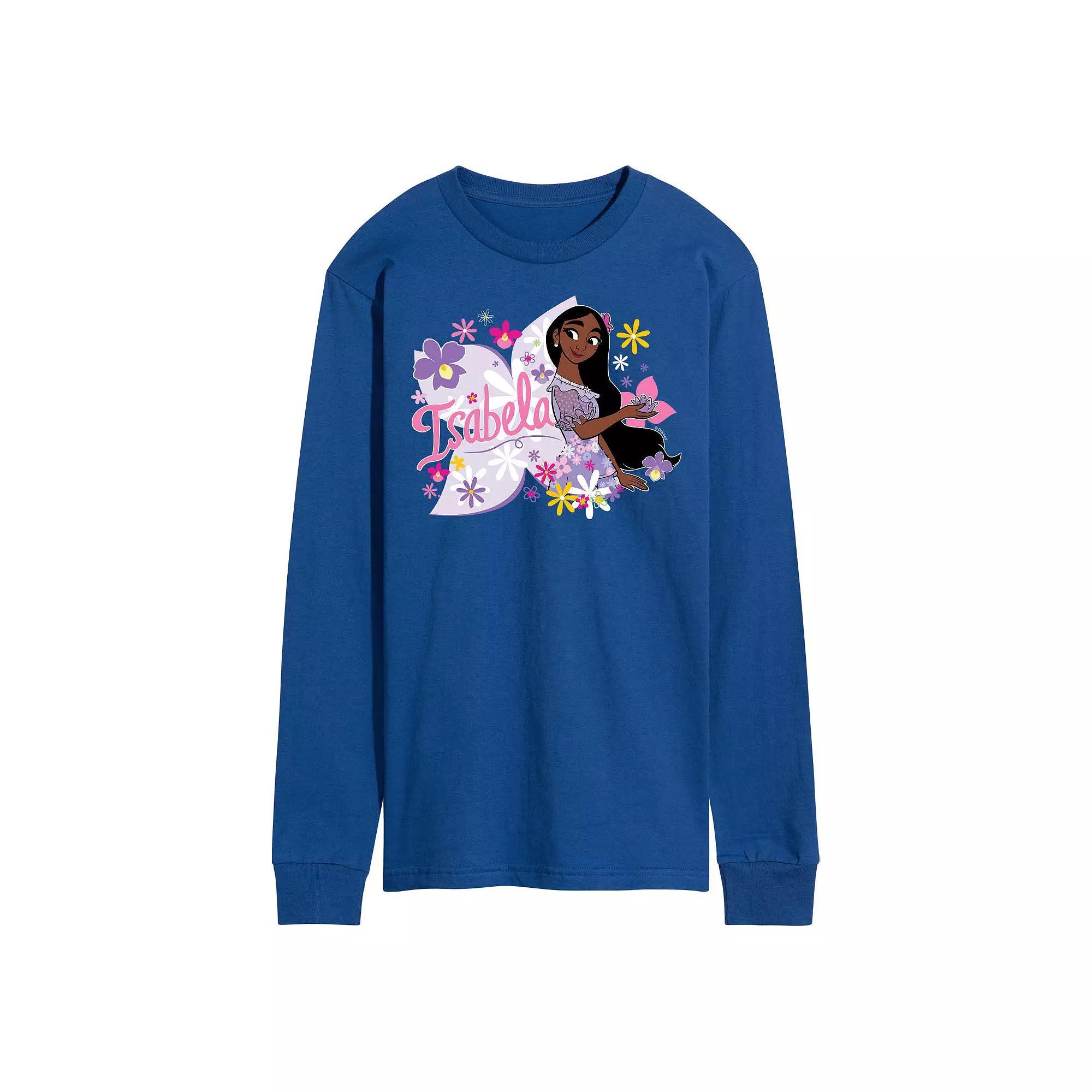 Disneys Encanto Mens Isabela Long Sleeve Graphic Tee Product Image