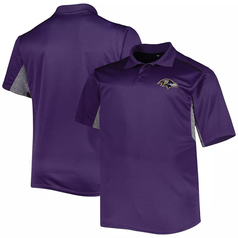 Men's Purple Baltimore Ravens Big & Tall Team Color Polo, Size: XLT Product Image