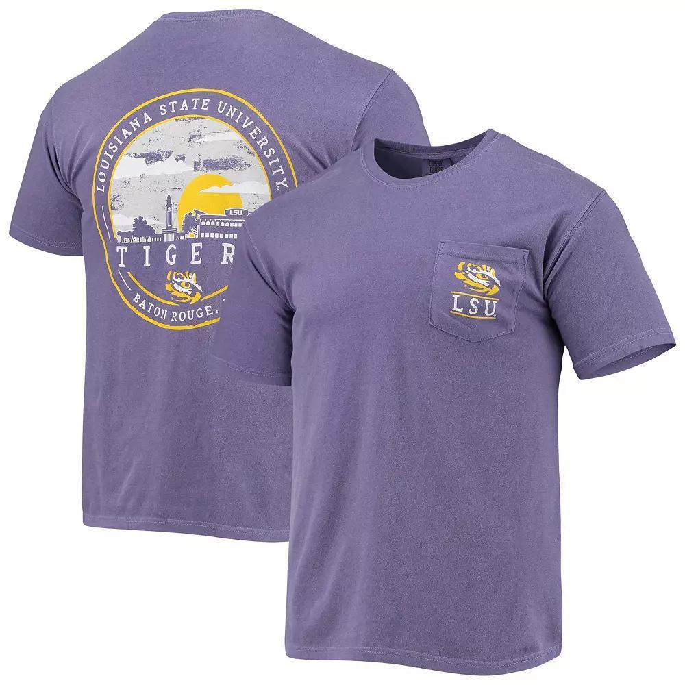 Mens LSU Tigers Circle Campus Scene T-Shirt Product Image