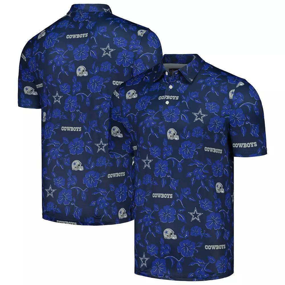 Men's Reyn Spooner Navy Dallas Cowboys Pua Performance Polo, Size: 2XL, Blue Product Image