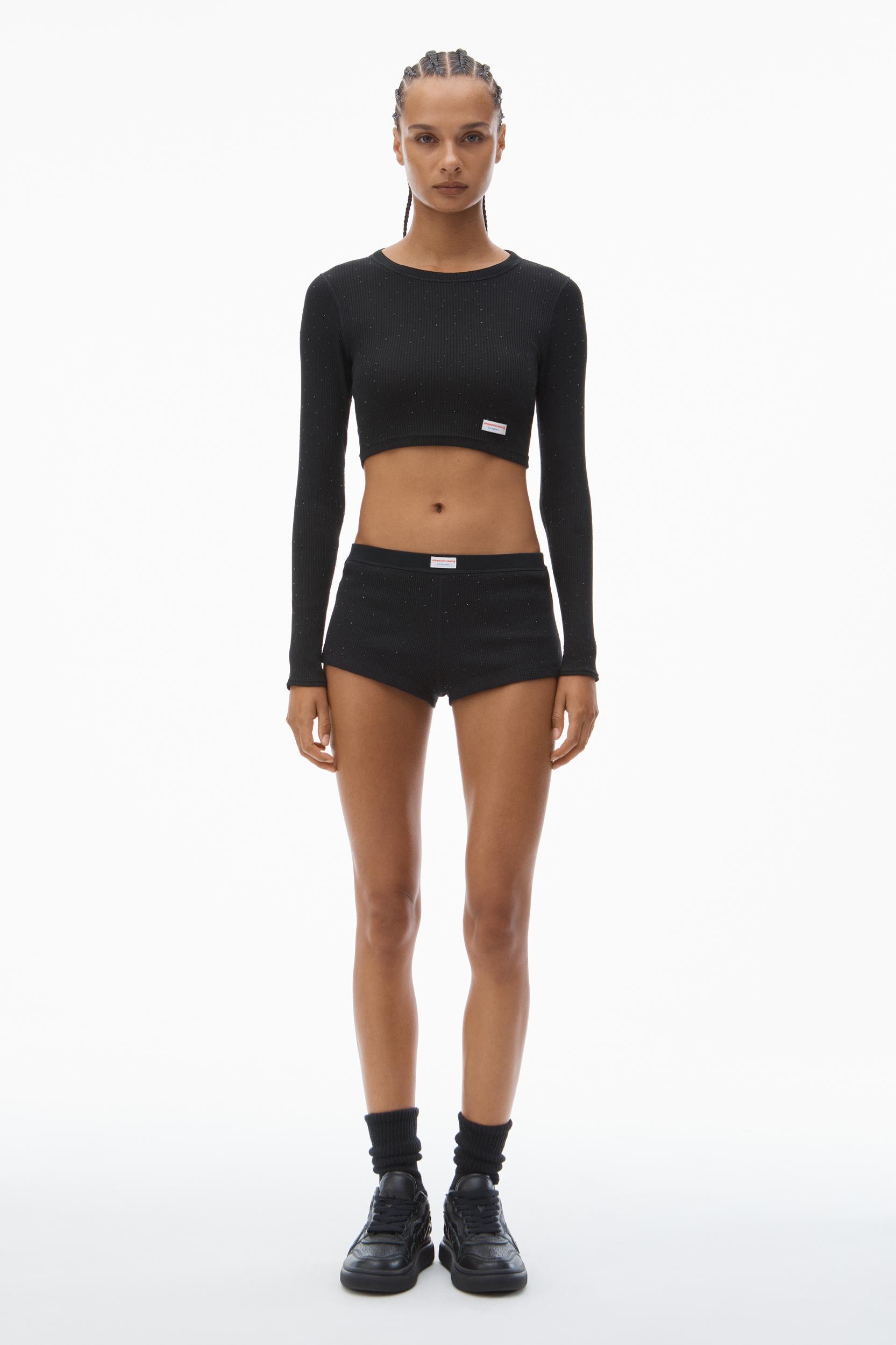 Crysal Hotfix Cami Dress In Waffle Knit Product Image