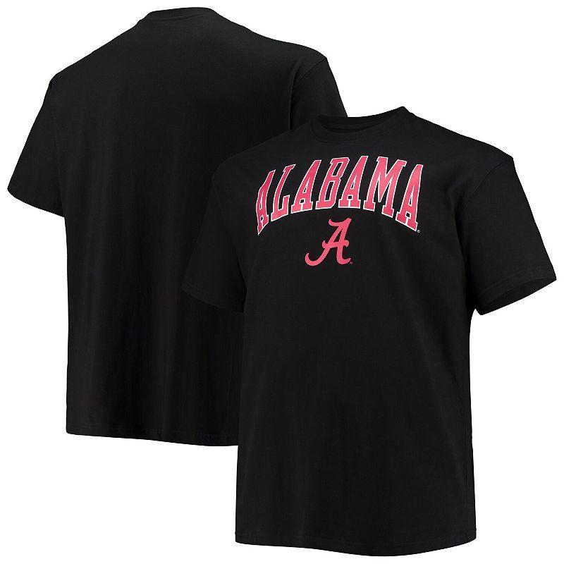 Mens Champion Alabama Crimson Tide Big & Tall Arch Over Wordmark T-Shirt Product Image