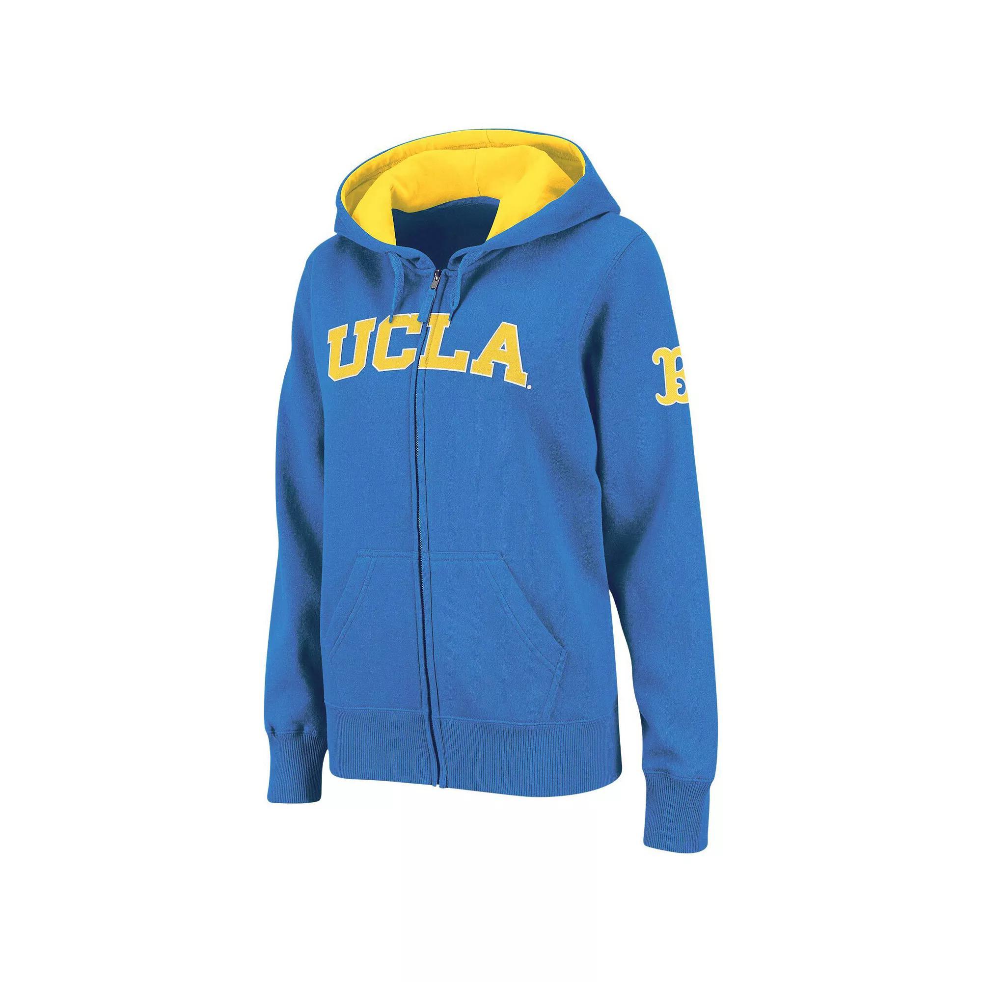 Women's Blue UCLA Bruins Arched Name Full-Zip Hoodie, Size: 2XL Product Image