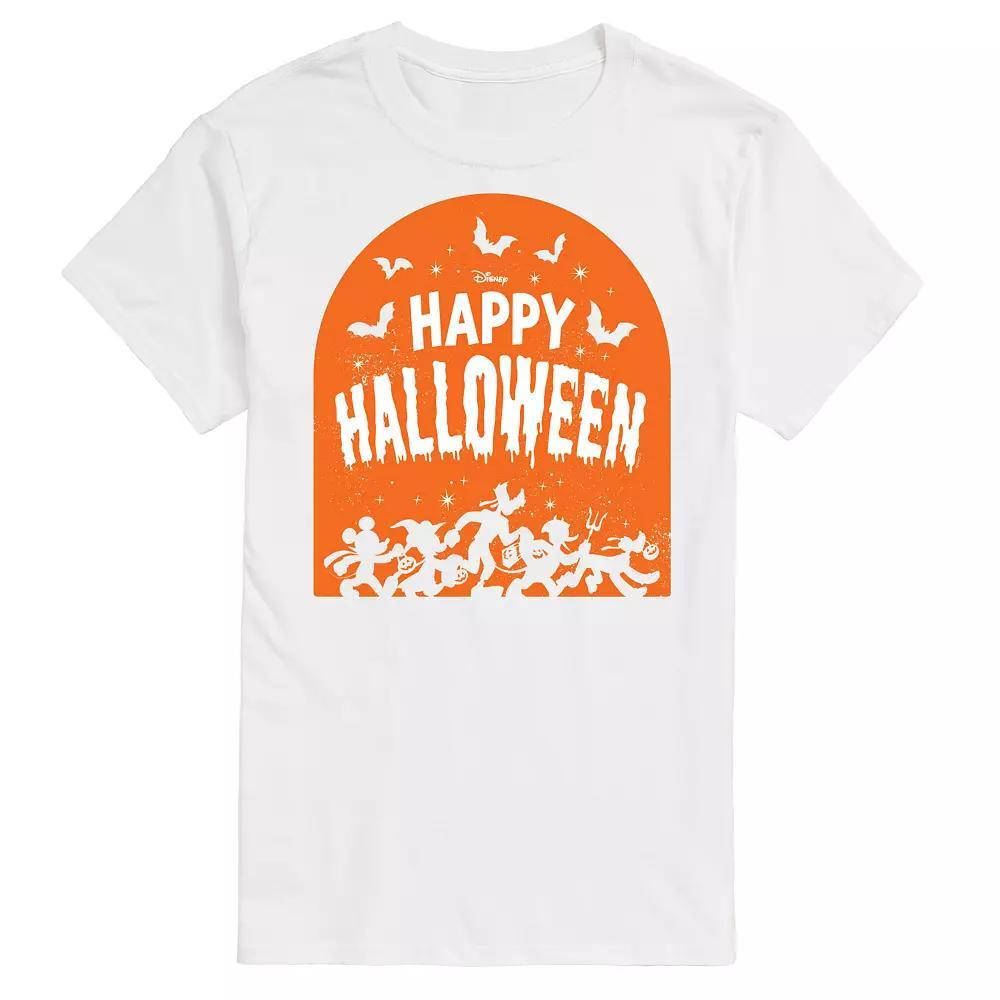Disney's Mickey Mouse & Friends Men's Happy Halloween Group Graphic Tee, Size: XL, Black Product Image