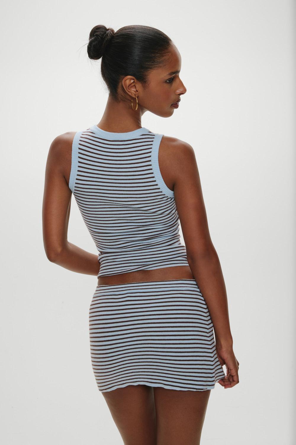 Marialla Mini Skort - Montauk Stripe Product Image