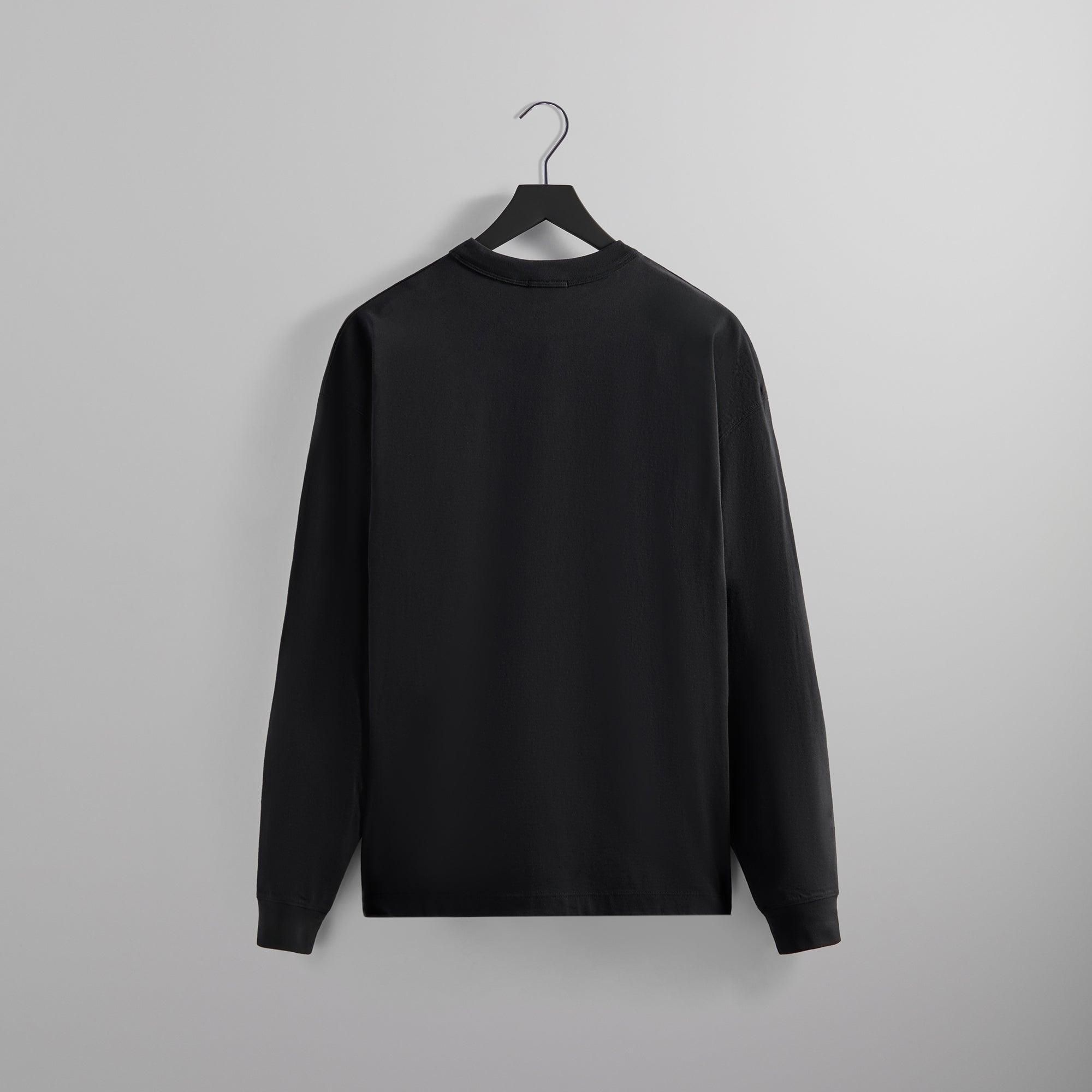 Kith Long Sleeve Leonard Tee - Black Male Product Image
