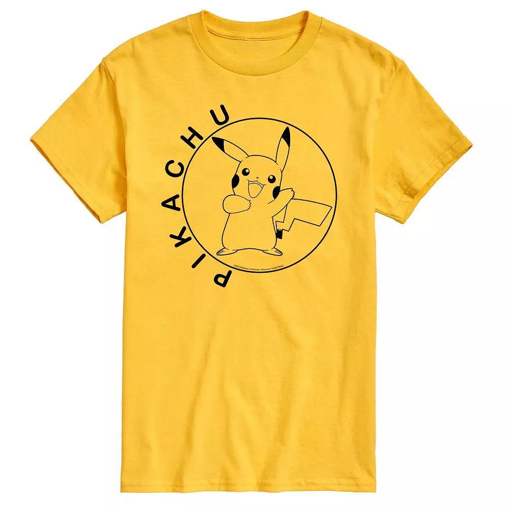 Mens Pokemon Pika Circle Tee Product Image