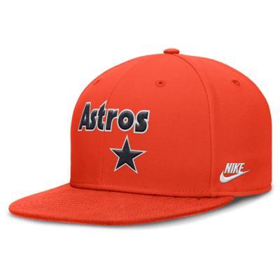 Men's Nike Orange Houston Astros Cooperstown True Performance Fitted Hat, Size: 7 3/8 Product Image