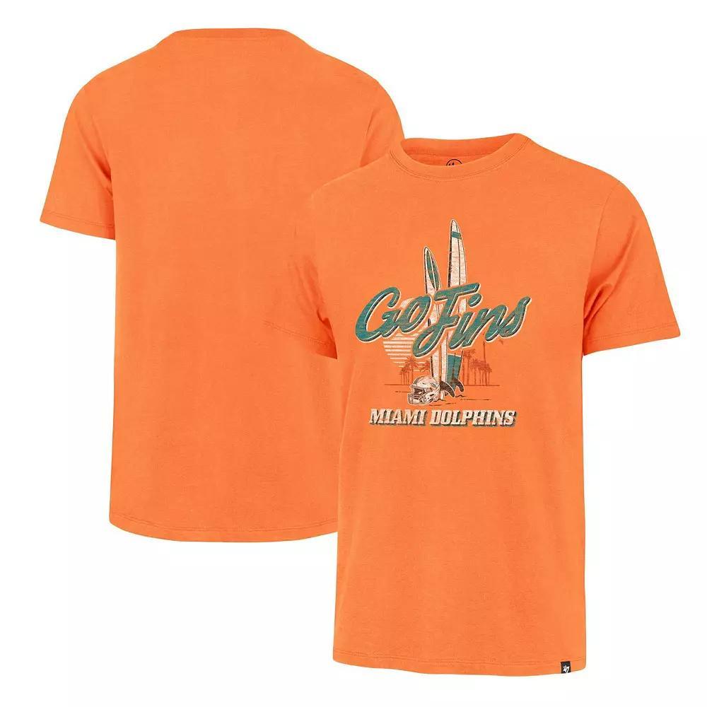 Men's '47 Orange Miami Dolphins Regional Franklin T-Shirt, Size: Small Product Image