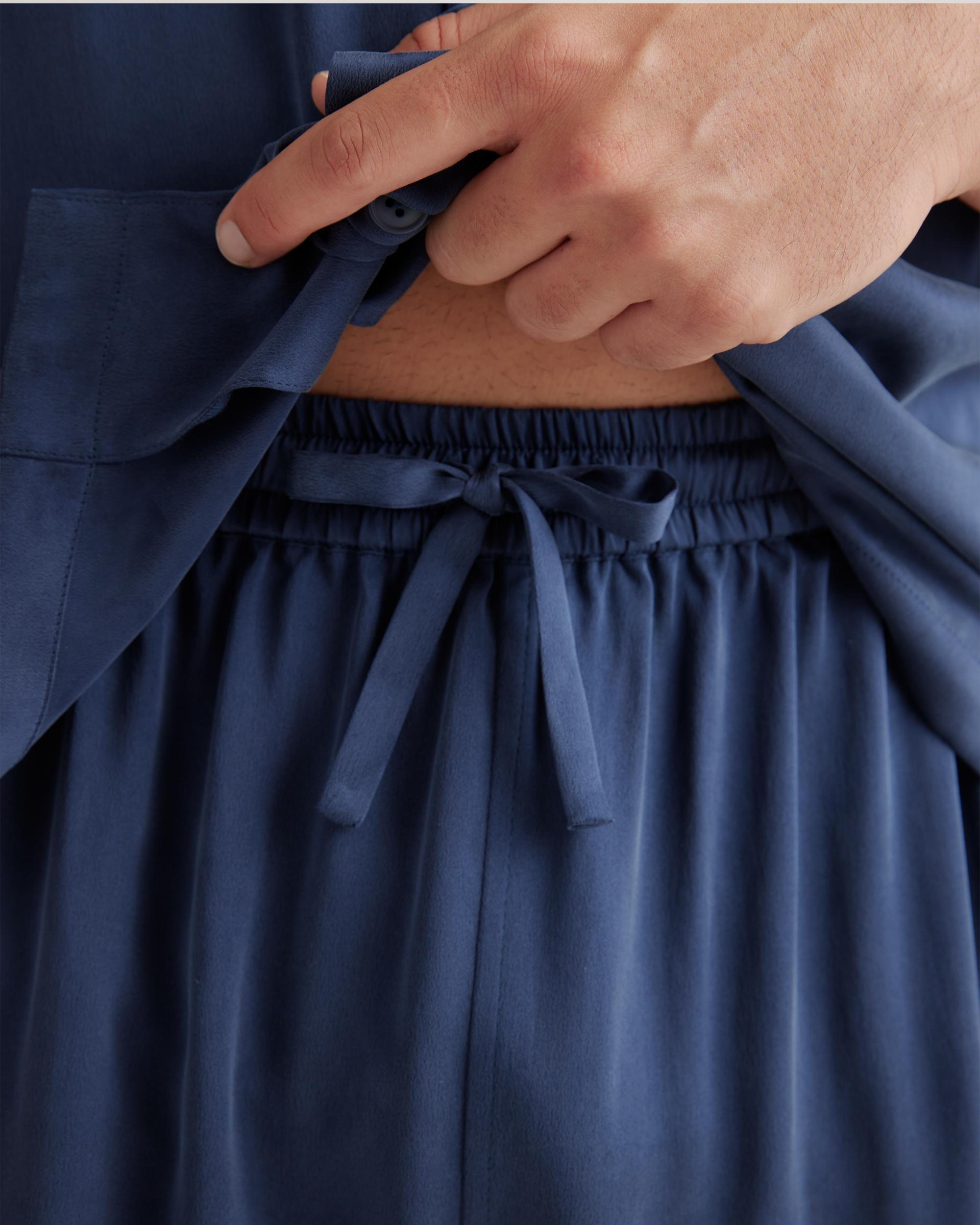 Quince | Men's Button Down Short Set Silk Product Image
