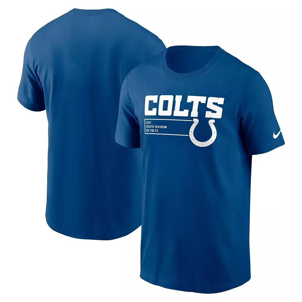 Men's Nike Navy New England Patriots Essential Blitz Lockup T-Shirt, Size: XL, Blue Product Image