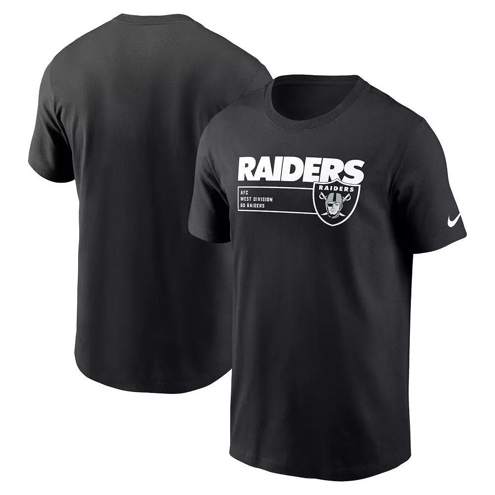 Men's Nike Black Las Vegas Raiders Division Essential T-Shirt, Size: 3XL, Lvr Black Product Image