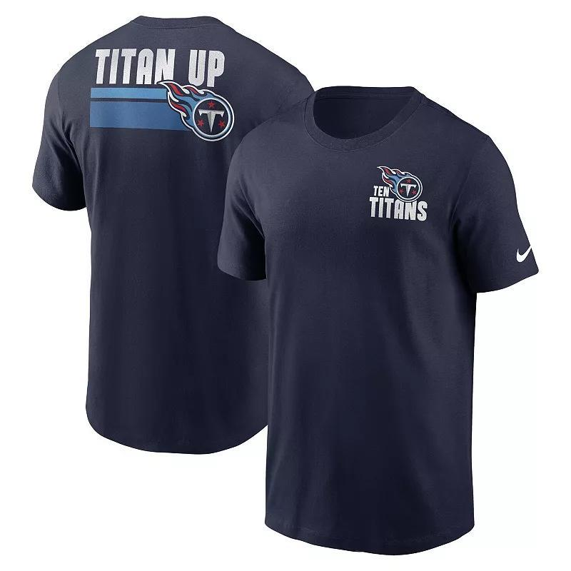 Men's Nike Navy Denver Broncos Blitz Essential T-Shirt, Size: Large, Blue Product Image