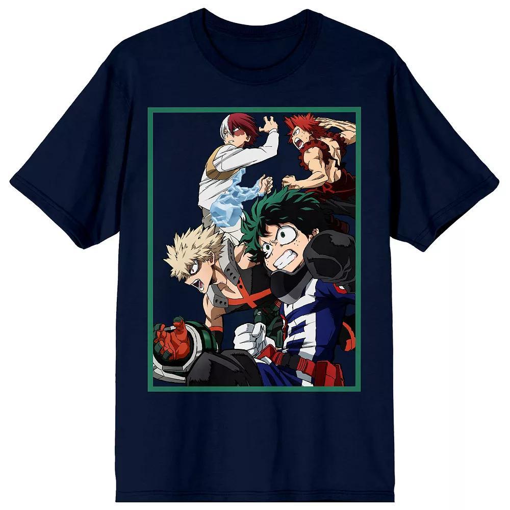 Men's My Hero Academia Izuku Midoriya Portrait Graphic Tee, Size: Small, Blue Product Image