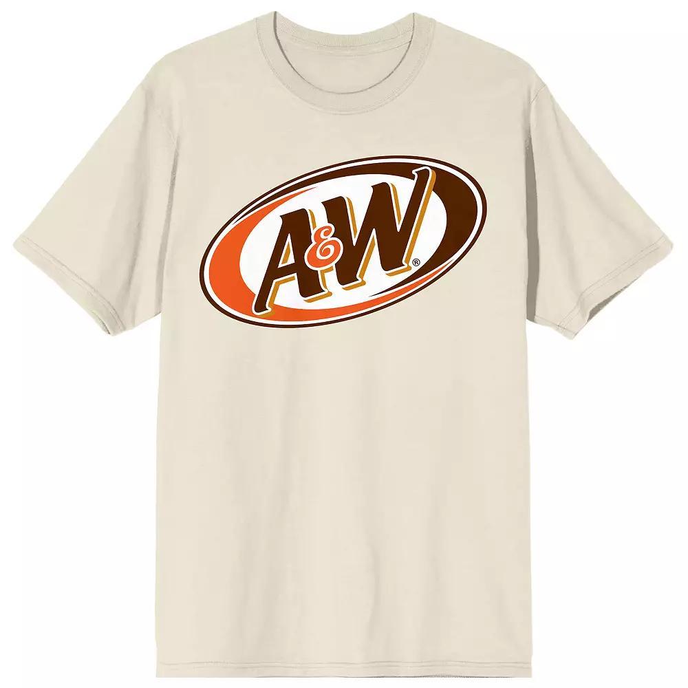 Men's A&W Logo Tee, Size: Medium, White Product Image