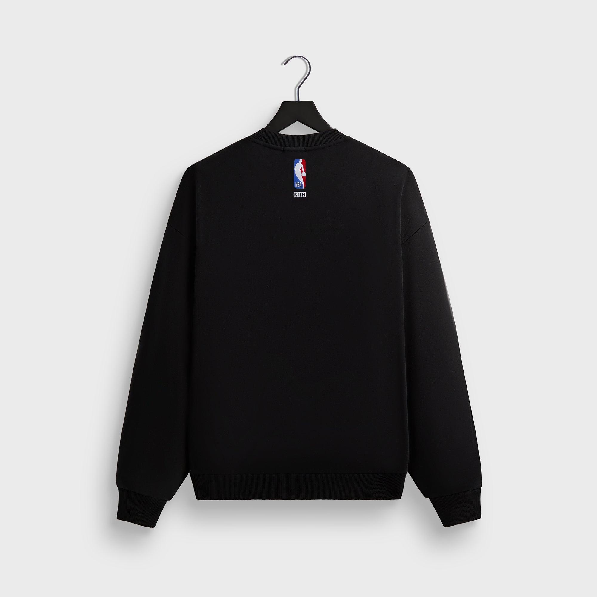 Kith for the New York Knicks Classic Vintage Nelson Crewneck - Black Male Product Image