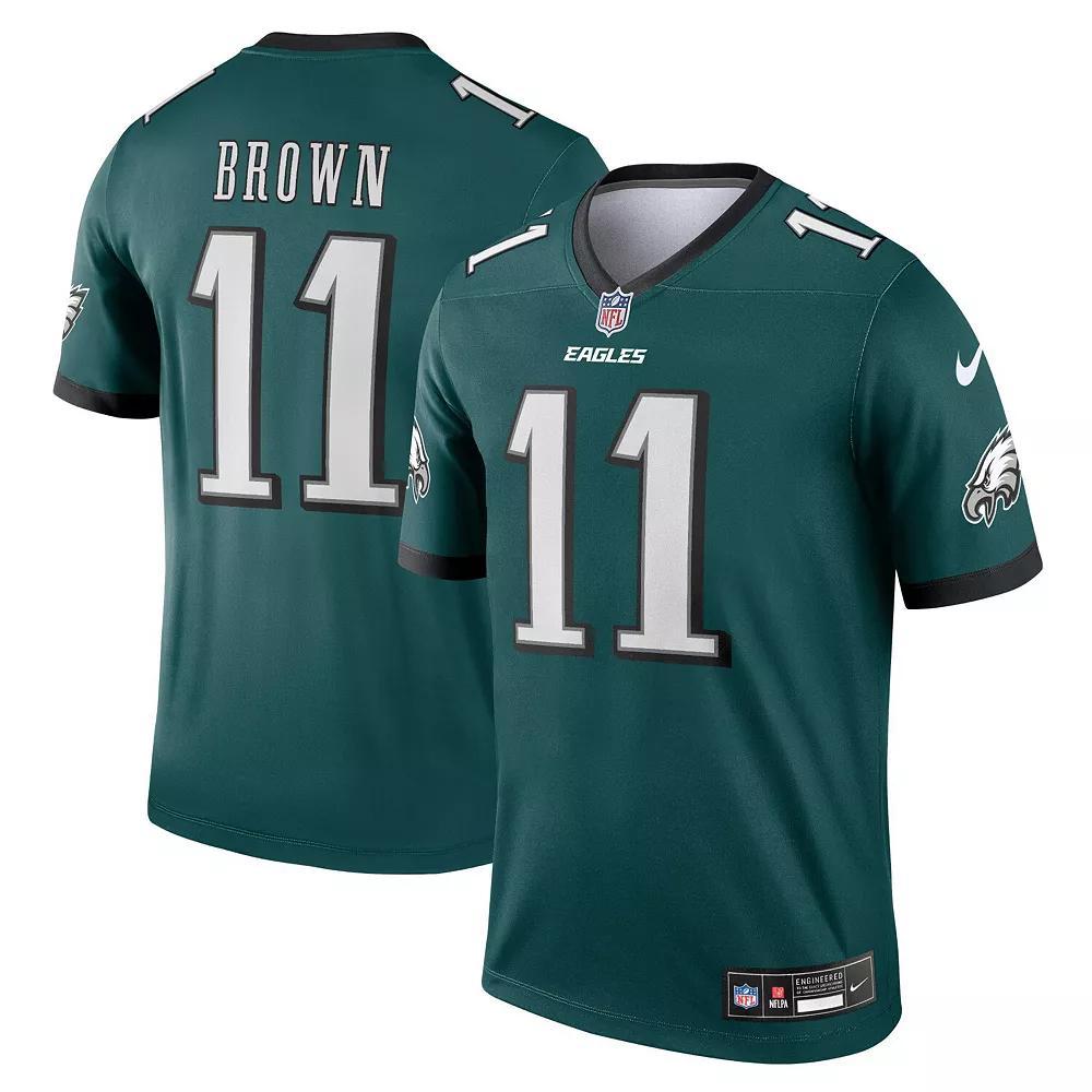Men's Nike A.J. Brown Midnight Green Philadelphia Eagles Legend Jersey, Size: 3XL Product Image