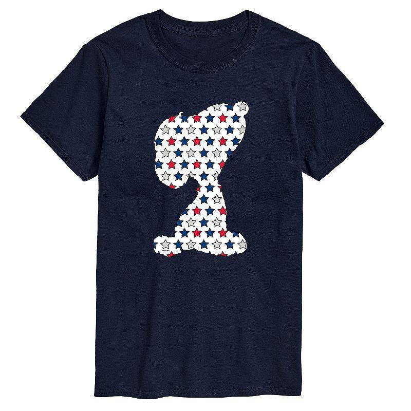 Mens Peanuts Snoopy USA Stars Tee Product Image
