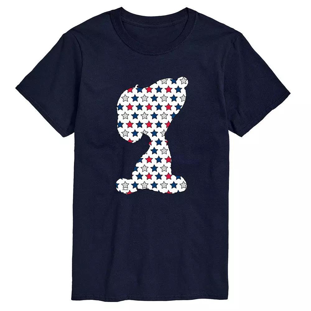 Mens Peanuts Snoopy USA Stars Tee Product Image