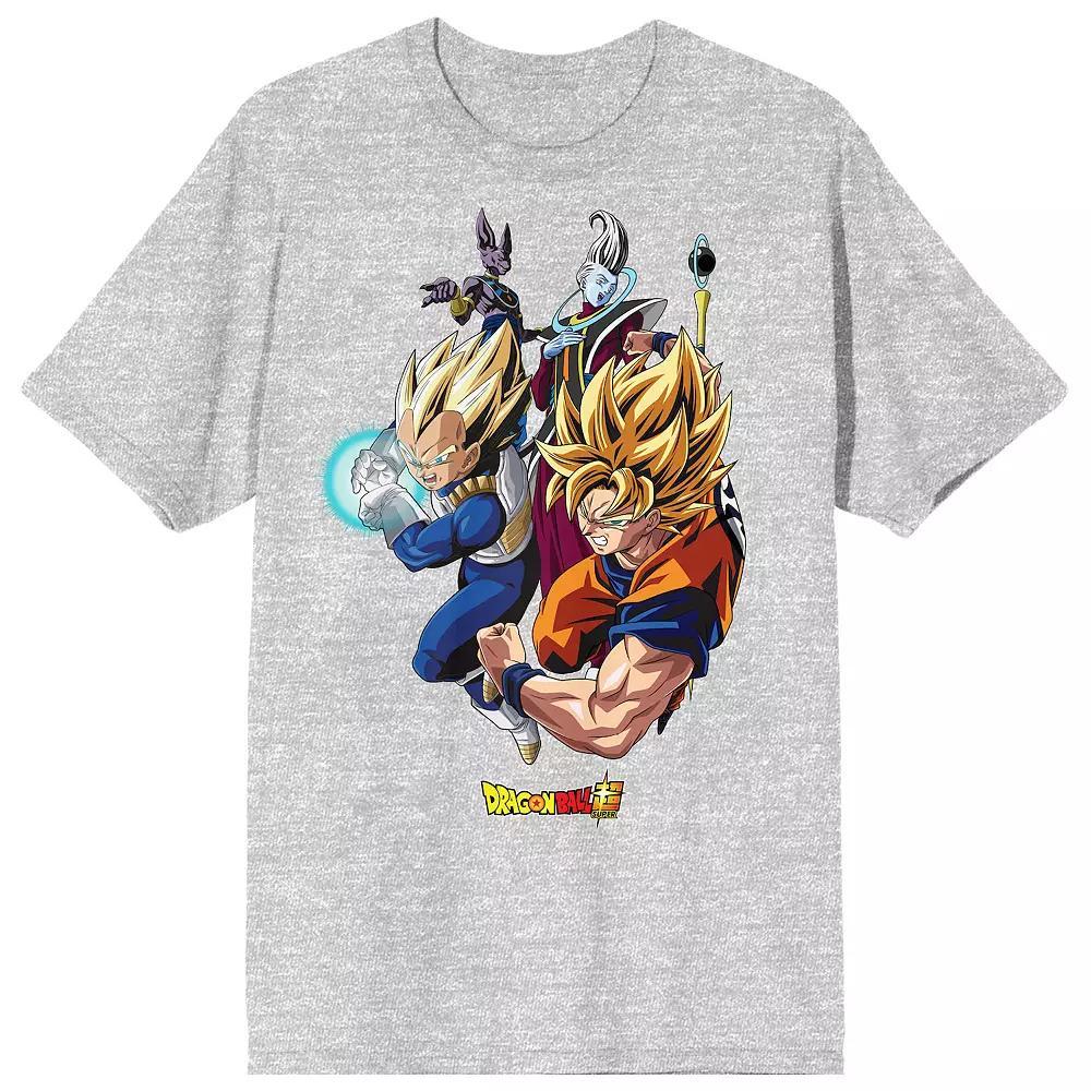 Men's Dragon Ball Super Character Short Sleeve Graphic T-Shirt, Size: Small, Gray Product Image
