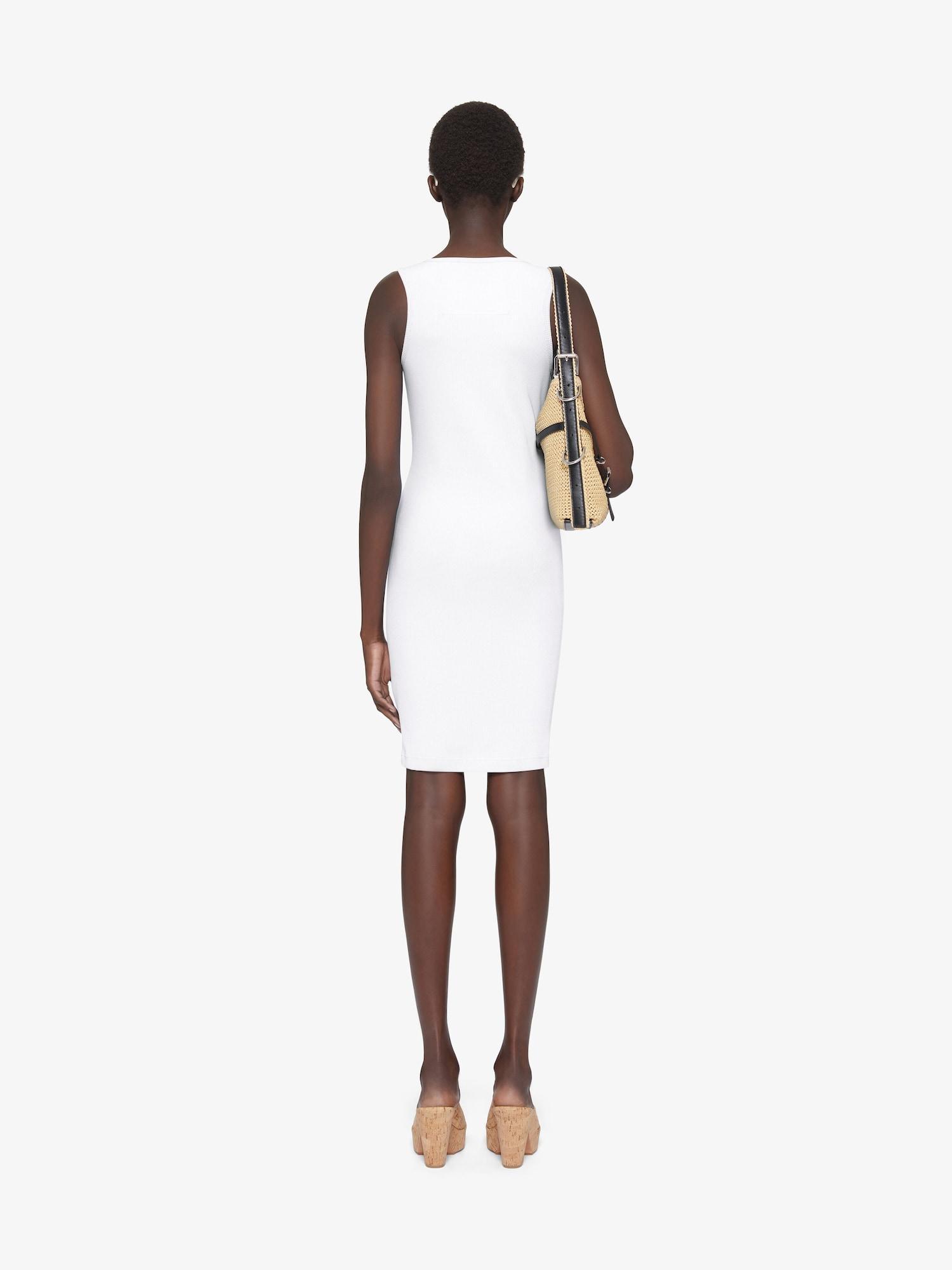 Tank dress in cotton with 4G detail Product Image