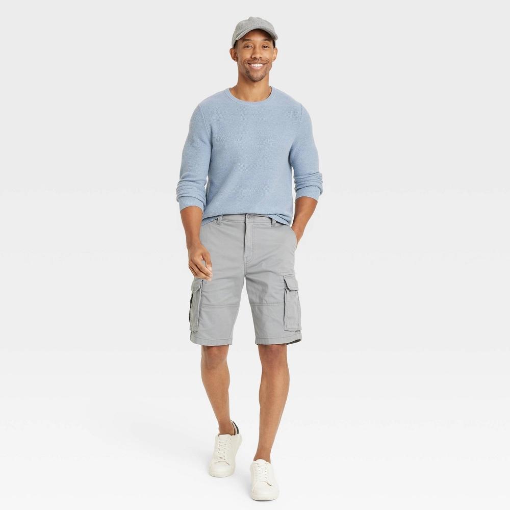 Men's 11" Cargo Shorts - Goodfellow & Co™ 29: Cotton Spandex Blend, Midweight, Product Image