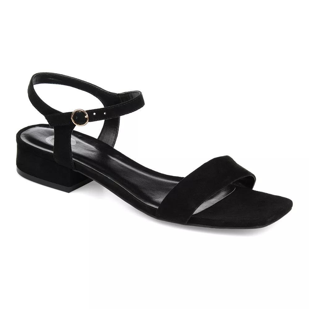 Journee Beyla Women's Block Heel Sandals, Size: 6.5, Gray Product Image