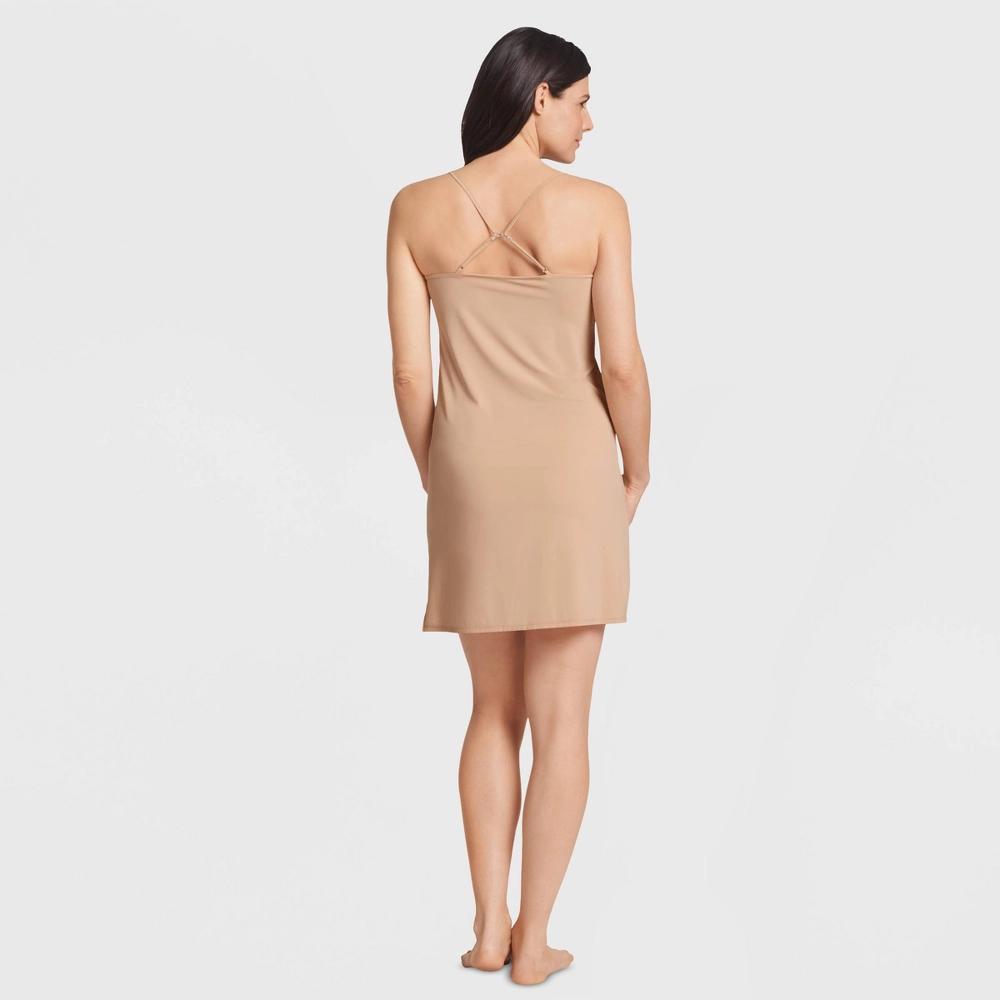 Jockey Generation™ Women's Ultralight Smoothing Full Slips - Beige M: Adjustable Strap, Above Knee Length Product Image
