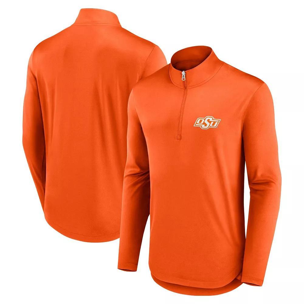 Men's Fanatics Branded Tennessee Orange Tennessee Volunteers Quarterback Mock Neck Quarter-Zip Top, Size: Large Product Image