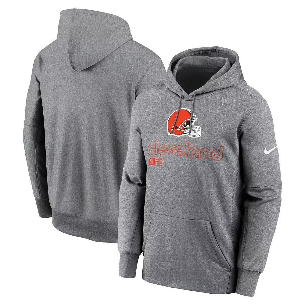 Men's Cleveland Browns Menâs Nike Therma NFL Pullover Hoodie Product Image