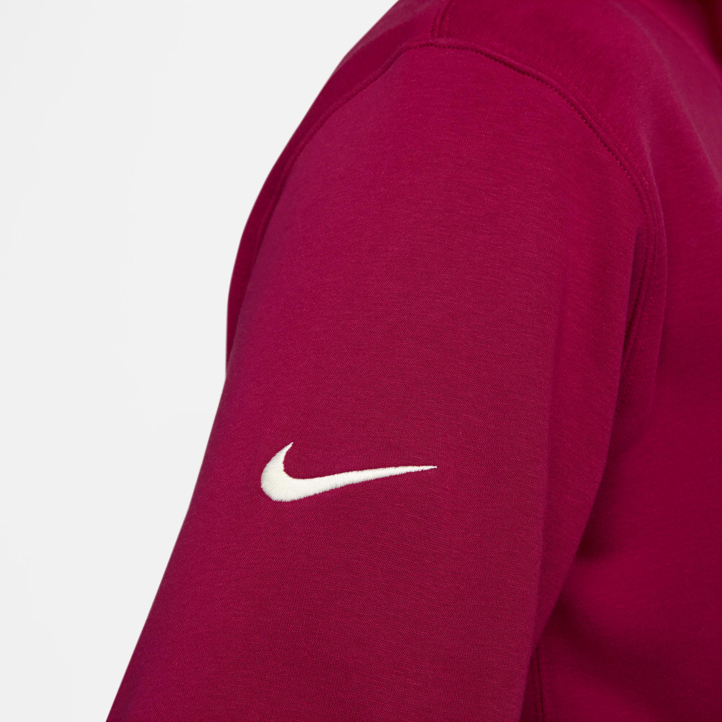 Men's Nike  Red Barcelona Club Fleece Full-Zip Hoodie, Size: 2XL, Bar Red Product Image