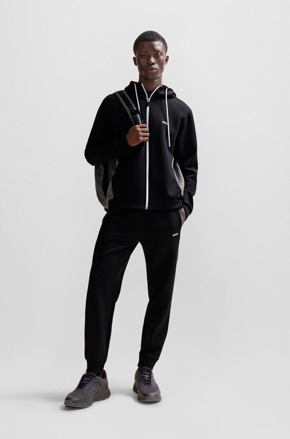 HUGO BOSS Logo Logo Sports Suit In Black Product Image