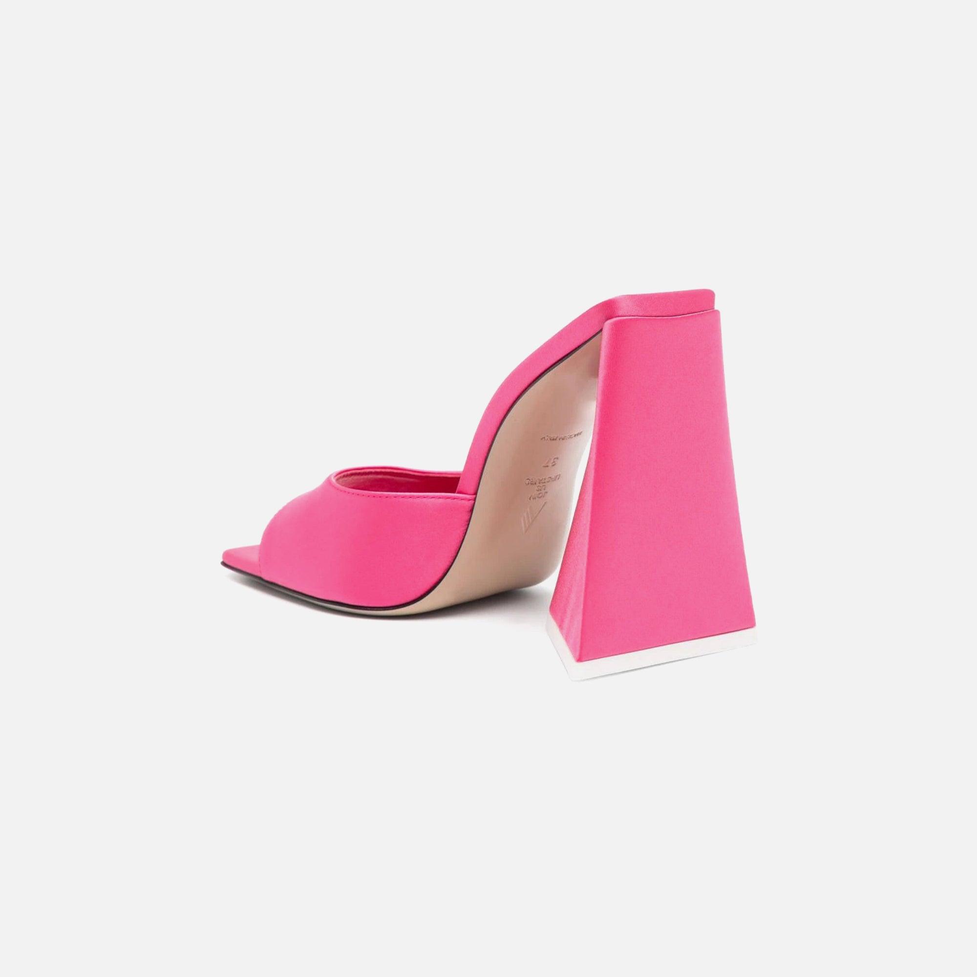 The Attico Devon Mule 115mm - Raso Pink Female Product Image