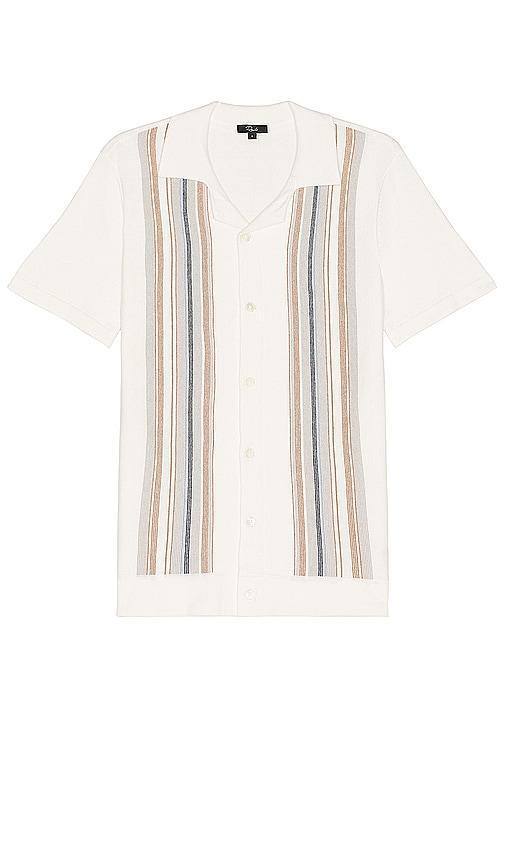 Mens Silas Striped Polo Shirt Product Image