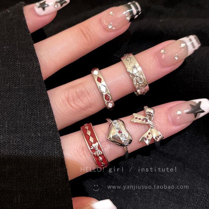 Glaze Alloy Open Ring Product Image