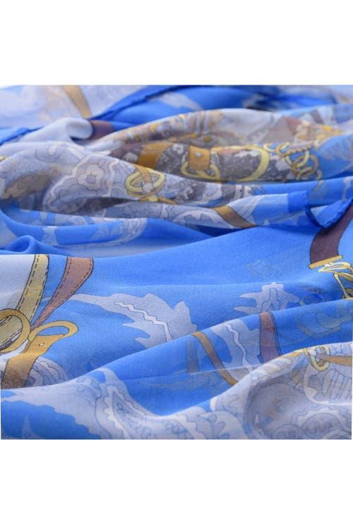 Elizabetta Alessandra - Long Sheer Silk Scarf for Women in Black at Nordstrom Product Image