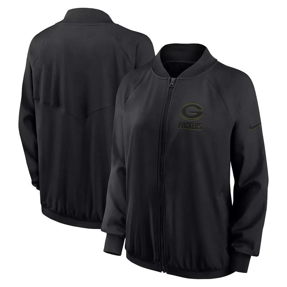 Women's Nike Black Buffalo Bills Raglan Full-Zip Jacket, Size: XL Product Image