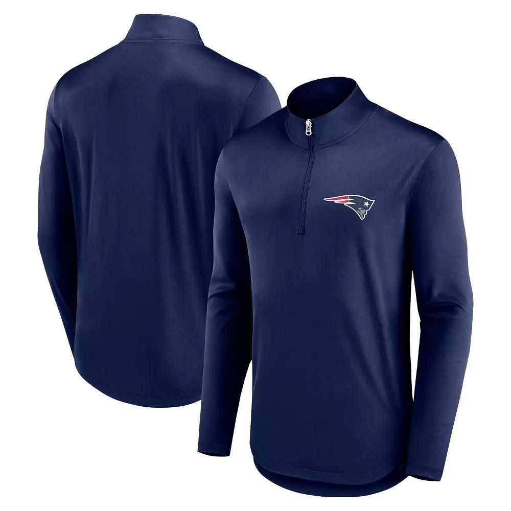 Men's Fanatics Branded Green Oregon Ducks Quarterback Mock Neck Quarter-Zip Top, Size: Large Product Image