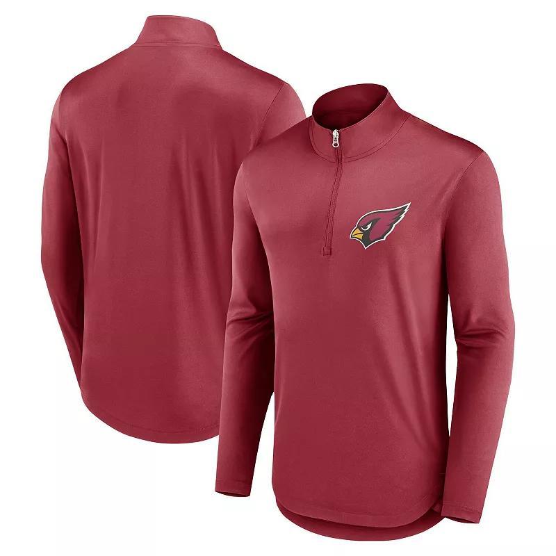 Men's Fanatics Branded Green Oregon Ducks Quarterback Mock Neck Quarter-Zip Top, Size: Large Product Image