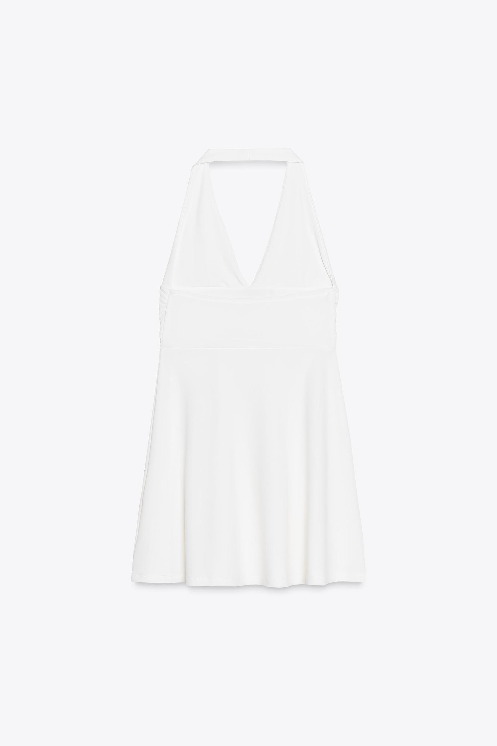 SHORT HALTER DRESS Product Image
