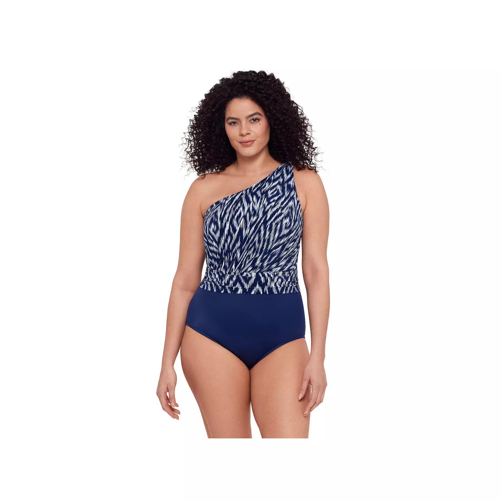Women's Trimshaper Heather One-Piece Swimsuit, Size: 12, Moroccan Product Image