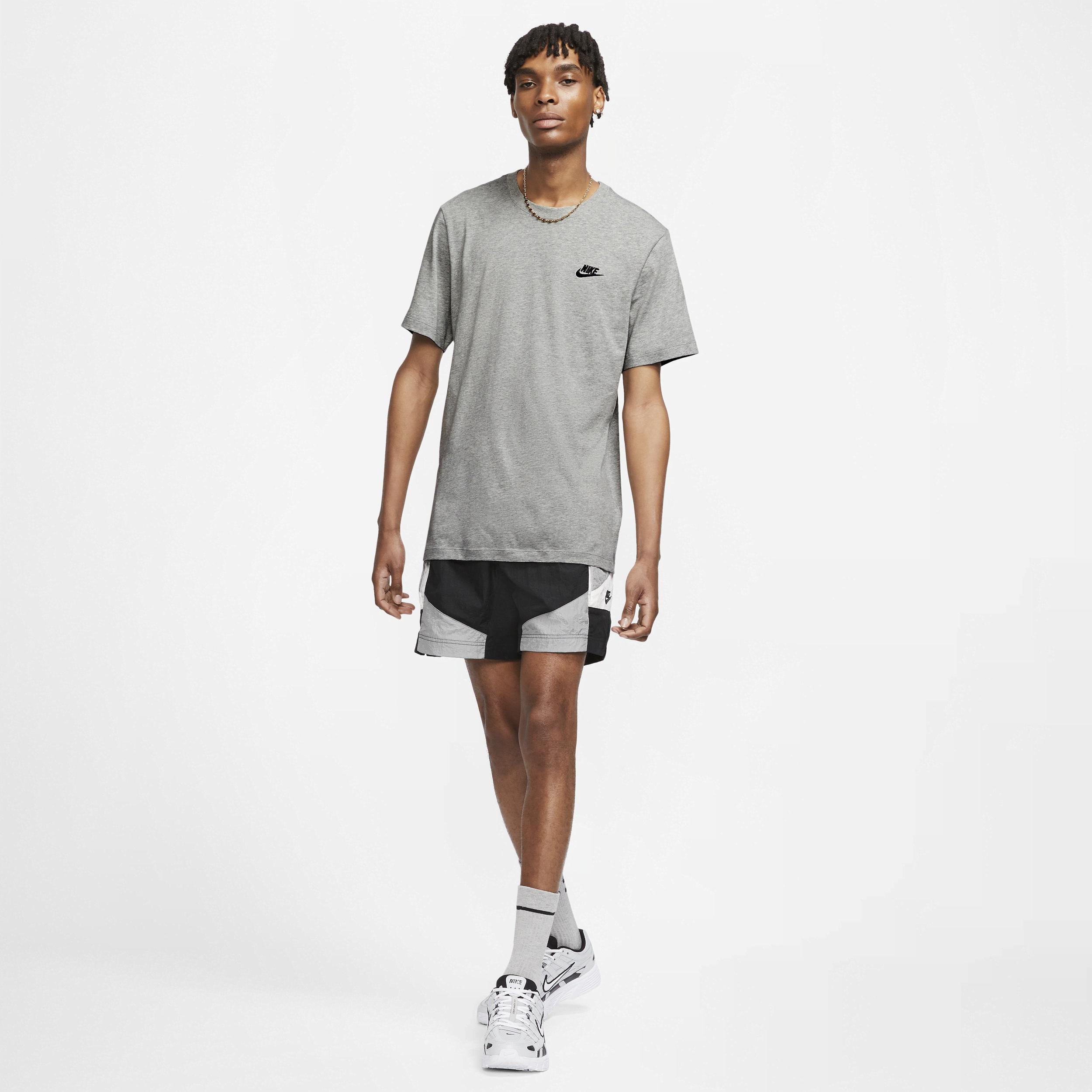 Big & Tall Nike Sportswear Club Tee, Mens Dark Gray Grey Product Image