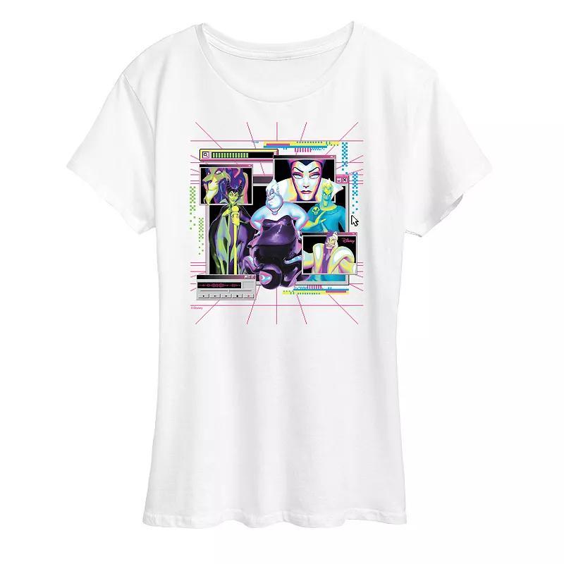 Disney Villain Womens Group Shot Graphic Tee Product Image