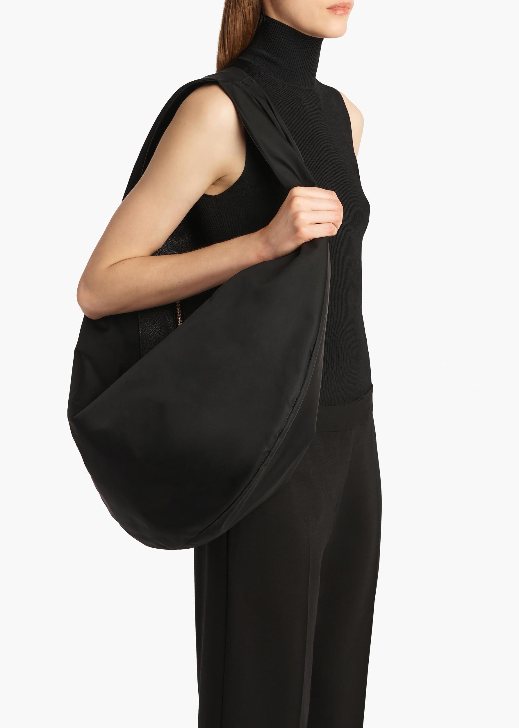 Extra Large Olivia Hobo in Black Nylon Product Image
